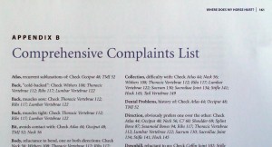 Comp Complaint List